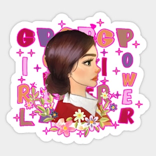 Girl power cute Sticker